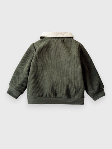 Baby Boy Corduroy Shearling Jacket