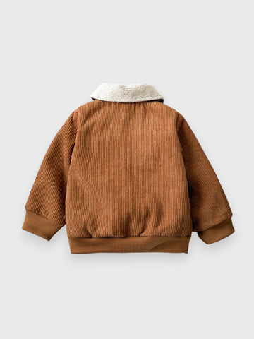 Baby Boy Corduroy Shearling Jacket