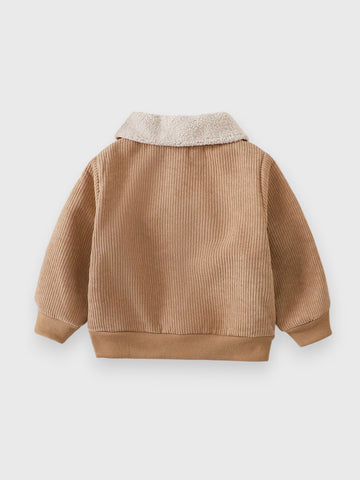 Baby Boy Corduroy Shearling Jacket