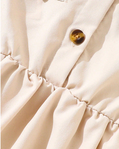 Baby Girl Scallop Trim Bodysuit