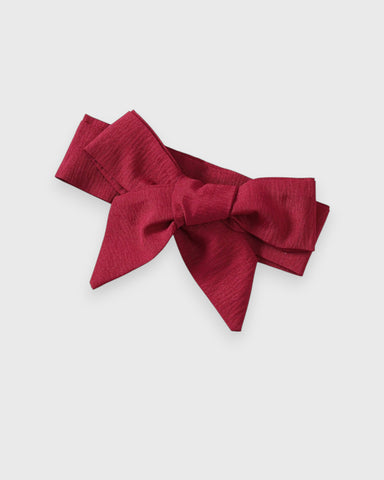 Baby Girl Bow Ruffle Trim Dress