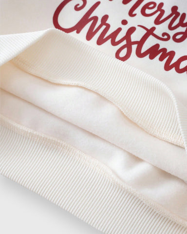 2 Pc Baby Girl Merry Christmas Sweater Set