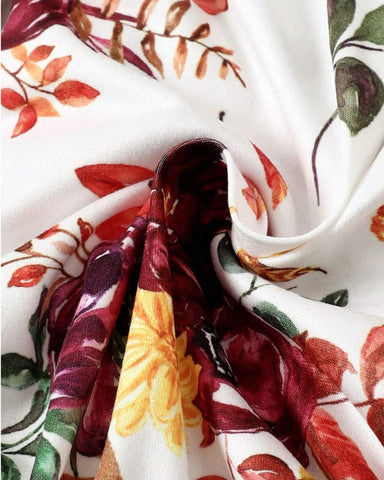 3 Pc Baby Girl Autumn Leaf Skirt Set