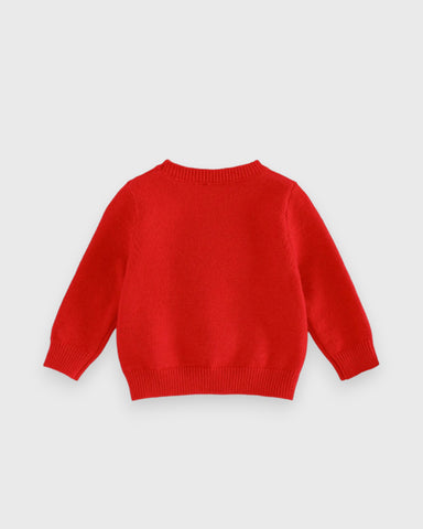 Baby Knitted Red Nose Reindeer Sweater