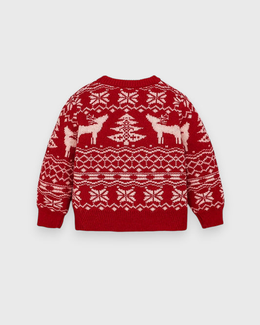 Baby Knitted Holiday Fair Isle Sweater