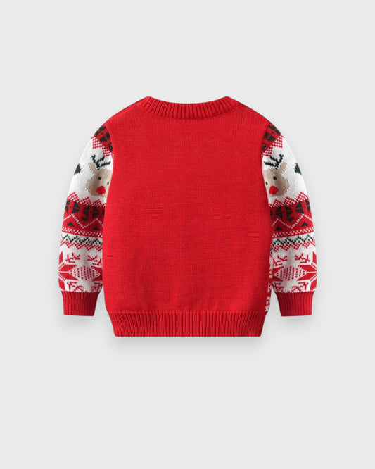 Baby Knitted Rudolph Fair Isle Sweater