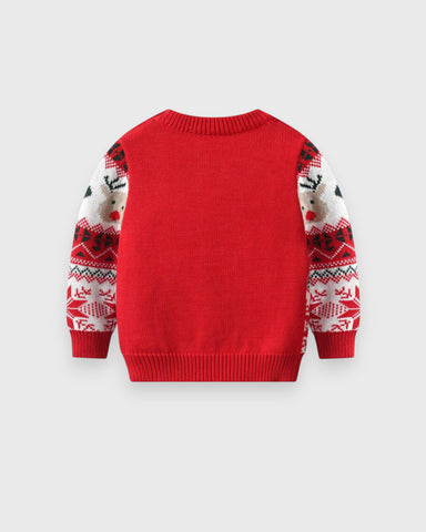 Baby Knitted Rudolph Fair Isle Sweater
