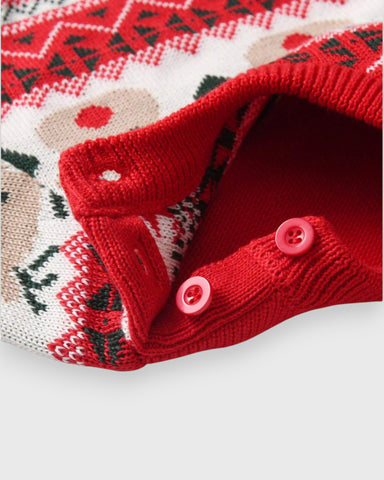 Baby Knitted Rudolph Fair Isle Sweater