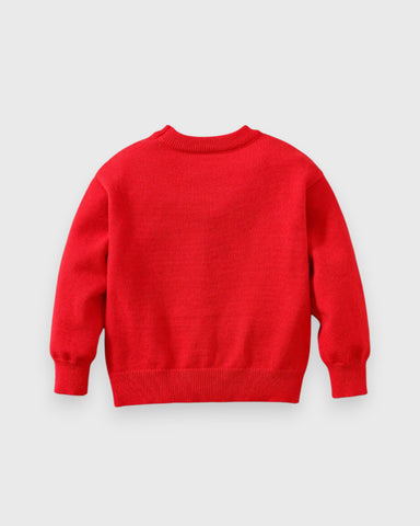 Baby Knitted Snow Reindeer Sweater