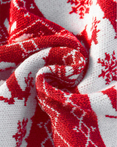 Baby Knitted Festive Reindeer Fair Isle Sweater