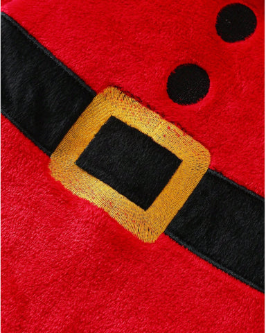 2 Pc Baby Velvet Santa Bodysuit