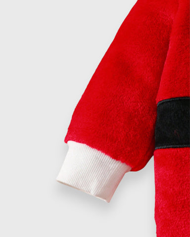 2 Pc Baby Velvet Santa Bodysuit