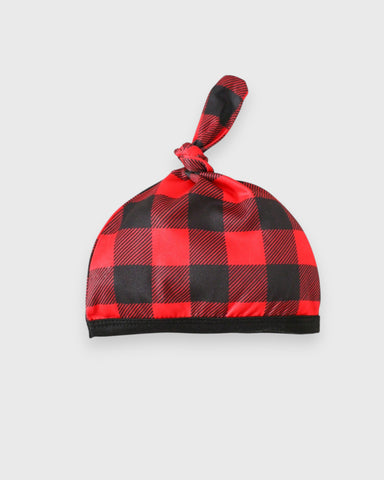 2 Pc Baby Boy Buffalo Plaid Santa Set