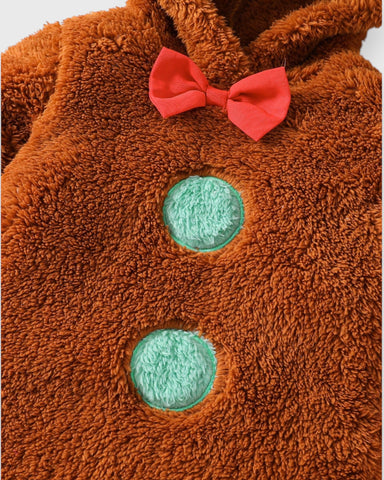 Baby Plush Gingerbread Man Costume