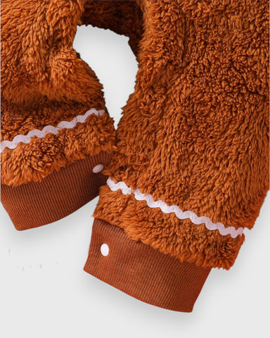Baby Plush Gingerbread Man Costume