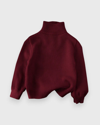 Baby Cable Quarter Zip Sweater