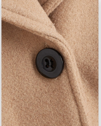 Toddler Boy Lapel Collar Over Coat
