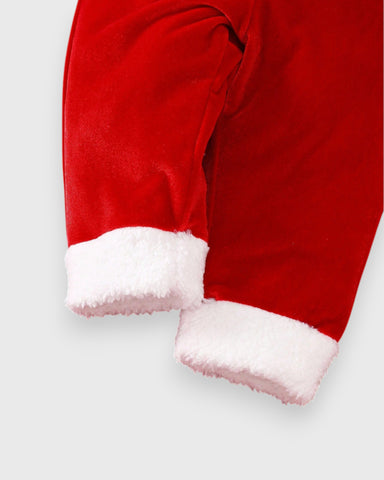 3 Pc Baby Santa Clause Fleece Costume