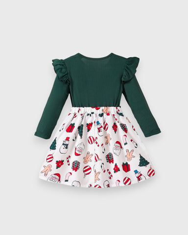 Girls Festive Holiday Season Dress