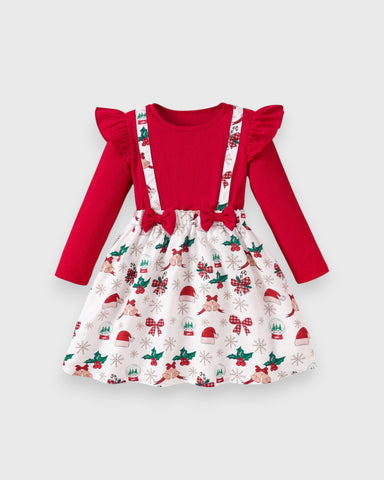 Girls Festive Holiday Season Dress