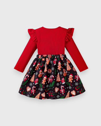 Girls Festive Holiday Season Dress