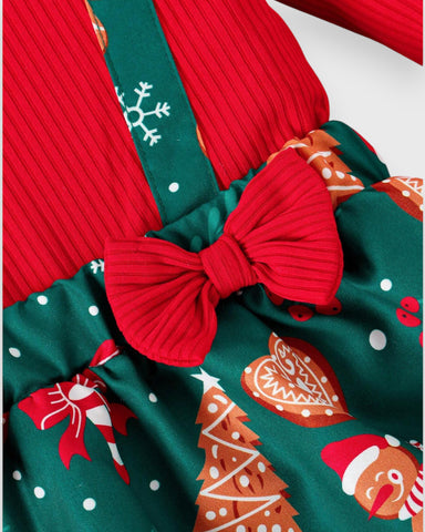 Girls Festive Holiday Season Dress