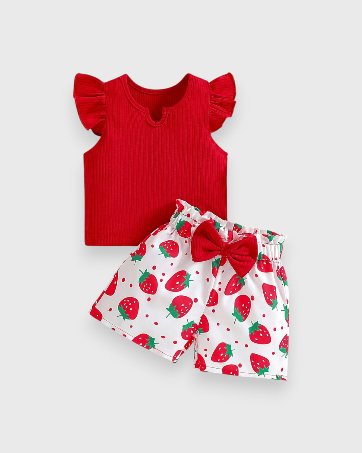 2 Pc Baby Girl Summer Short Set