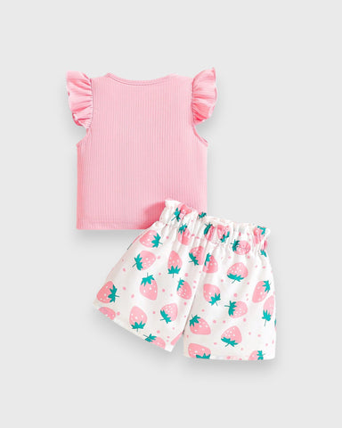 2 Pc Baby Girl Summer Short Set