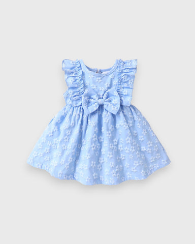 Set of 2 Flower Emboss Dress