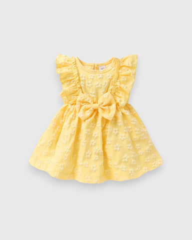 Set of 2 Flower Emboss Dress