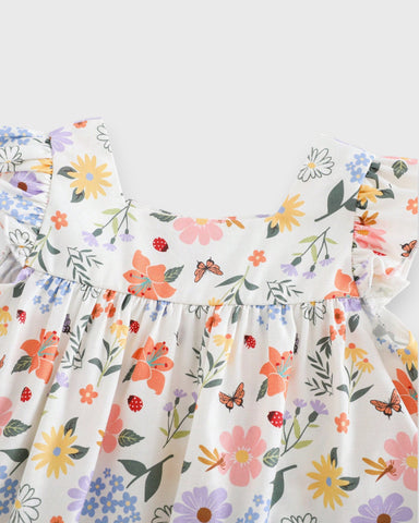 2 Pc Baby Girl Spring Blossom Shirt and Bloomers