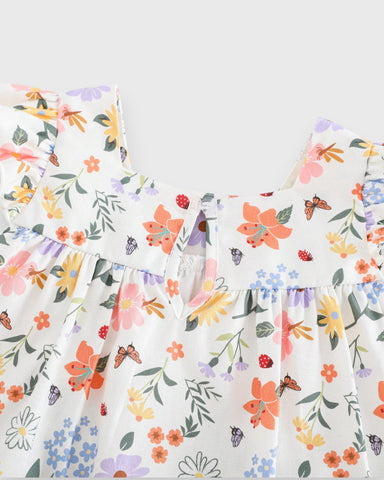 2 Pc Baby Girl Spring Blossom Shirt and Bloomers