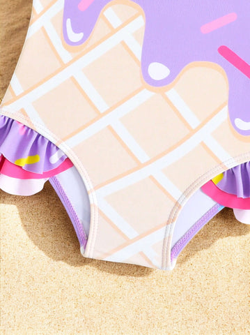 Baby Girl Ice Cream Swimsuit
