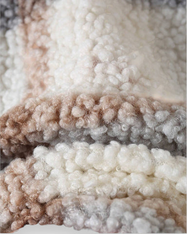 Girls Sherpa Plaid Shacket