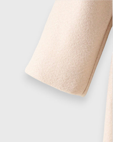 2 Pc Baby Girl Coat with Satin Bow Detail