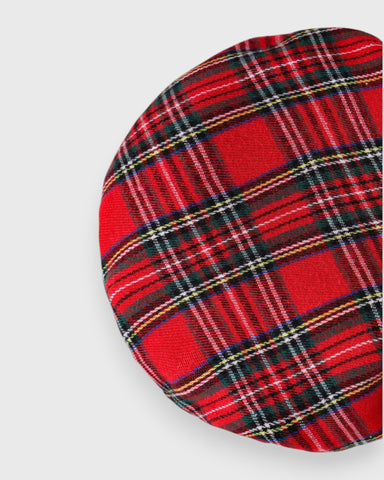 2 Pc Baby Boy Holiday Faux Plaid Overall Set