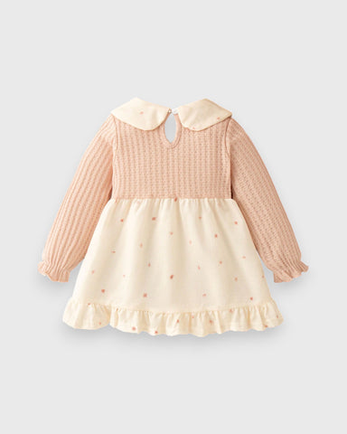 Baby Girl 2 in 1 Faux cardigan Darling Dress