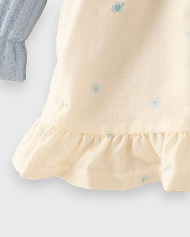 Baby Girl 2 in 1 Faux cardigan Darling Dress