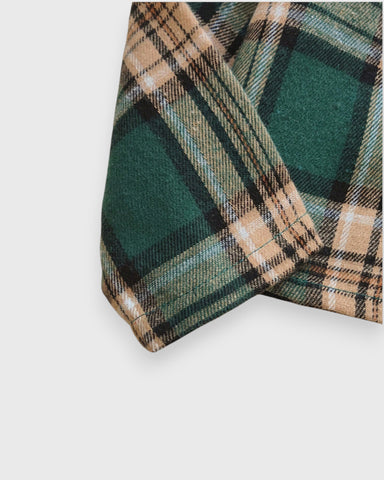 2 Pcs Baby Girl Corduroy Dress with Plaid Cardigan