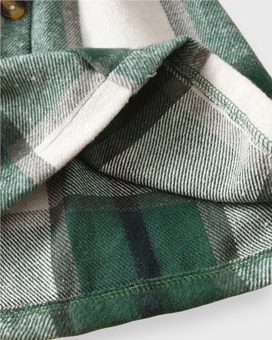 Girls 2 Pc Believe Shirt Plaid Skirt