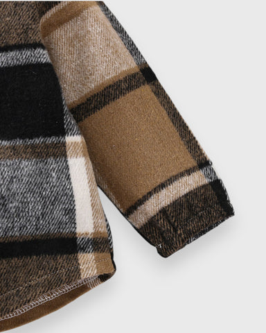 Baby Boy Hooded Plaid Shirt