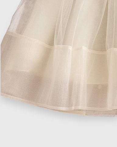 Baby Girl 2 in 1 Faux Cardi Tulle Dress