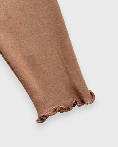 2 Pc Infant Baby Girl Leopard Bow Sweatshirt Set