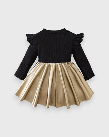 Baby Girl Gold Lame Dress