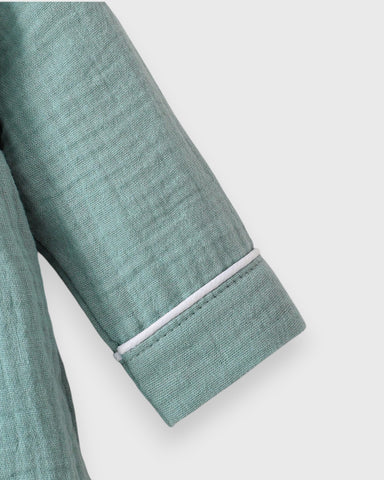 Unisex Baby Contrast Piping Pyjama Set