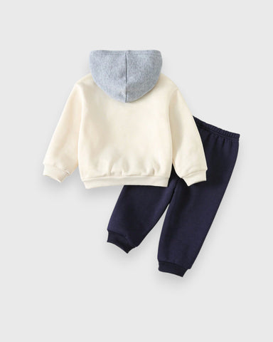 2 Pc Baby Boy LA Fleece Colorblock Hoodie & Pants