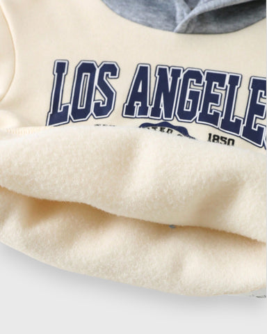 2 Pc Baby Boy LA Fleece Colorblock Hoodie & Pants