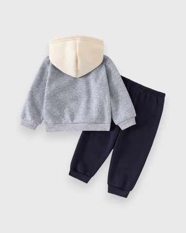 2 Pc Baby Boy LA Fleece Colorblock Hoodie & Pants