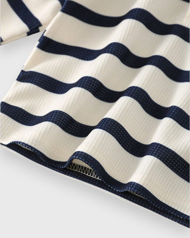 Baby Boys Waffle Stripe Sweater
