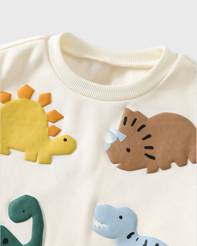Baby Fleece Dinosaur Sweatshirt